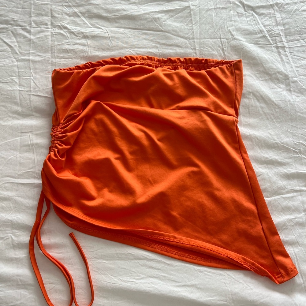 Orange Women's Crop Top